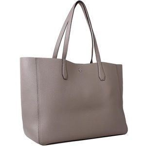 Tory Burch Grey Robinson Tote Handbag